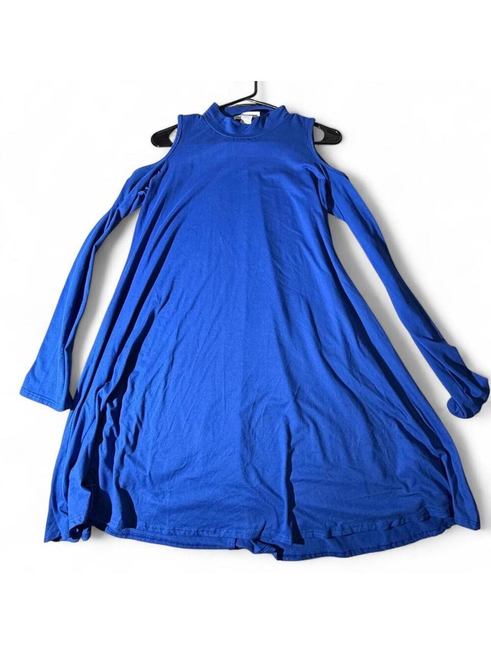 Planet Gold cobalt blue knit top, size XL